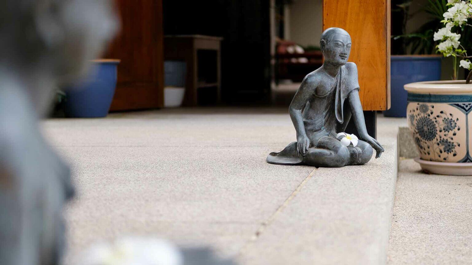 Our Rooms - Ornamental Statues of Monks